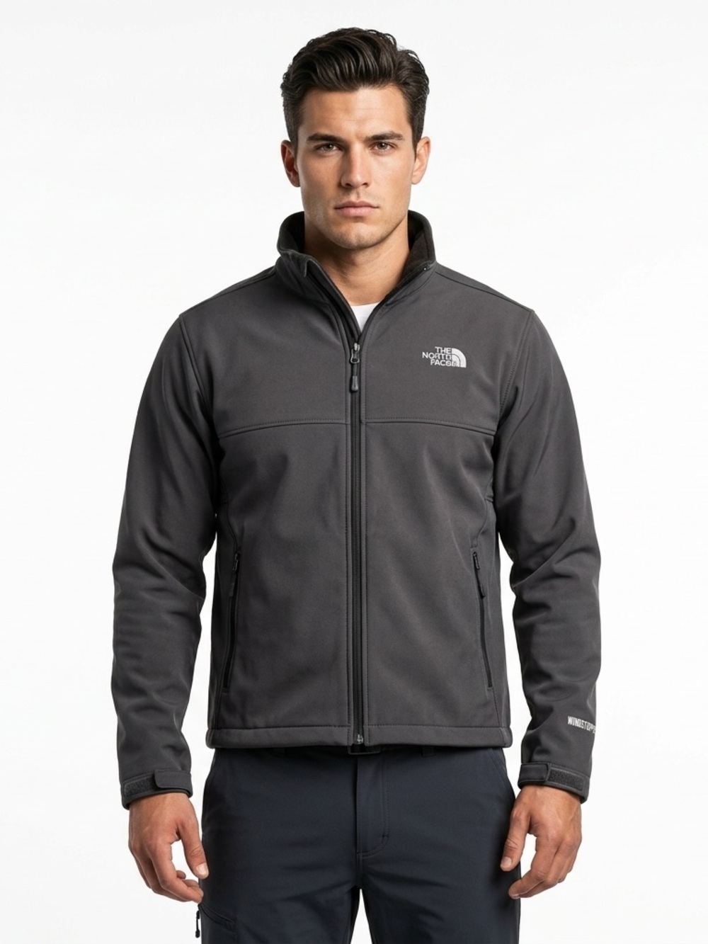 The North Face Men’s Apex Windstopper Softshell Jacket Black XL